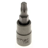 Sealey 1/4"dr trx-star bit socket t25x37mml AK6199.06