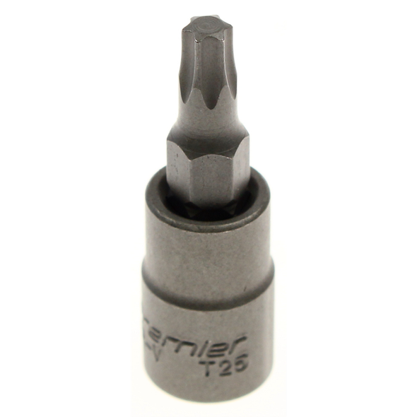 Sealey 1/4"dr trx-star bit socket t25x37mml