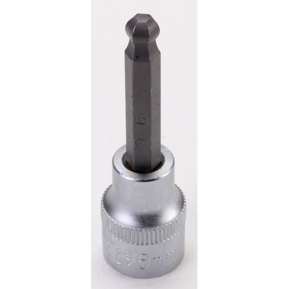 Sealey Hex socket bit, ball end 6mm