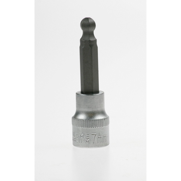 Sealey Hex socket bit, ball end 7mm