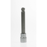 Sealey Hex socket bit,ball end 10mm 100mm long 3/8"dr AK6212-10