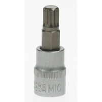 Sealey 3/8"dr spline socket bit 10x50mm AK6214.V2-05