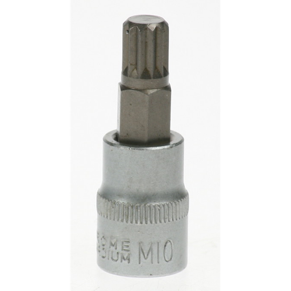 Sealey 3/8"dr spline socket bit 10x50mm