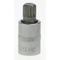 Sealey 1/2"dr spline socket bit 16x58mm AK6214.V2-08