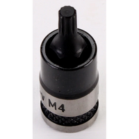 Sealey Spline Socket Bit 1/4"Sq Drive M4 (Black Series) AK6214B.01