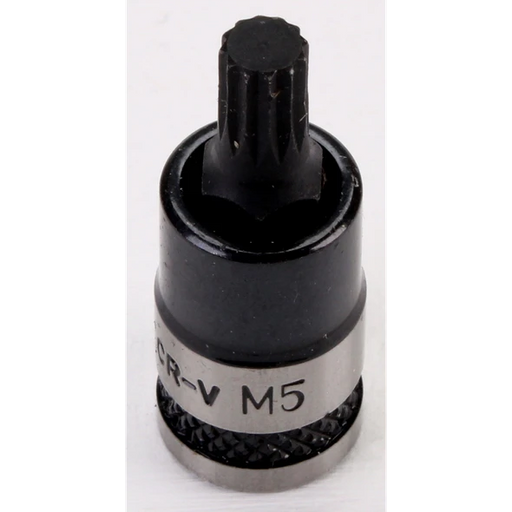 Sealey Spline Socket Bit 1/4"Sq Drive M5 (Black Series)