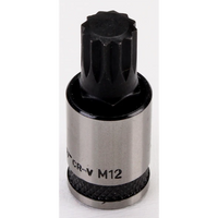 Sealey Spline Socket Bit 3/8"Sq Drive M12 (Black Series) AK6214B.06