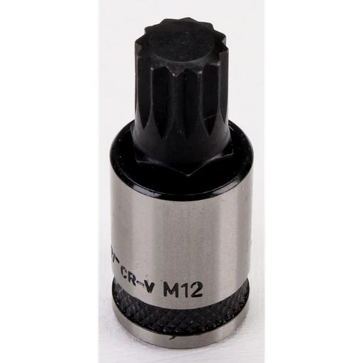 Sealey Spline Socket Bit 3/8"Sq Drive M12 (Black Series)