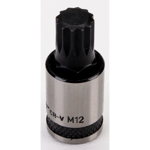 Sealey Spline Socket Bit 3/8"Sq Drive M12 (Black Series)