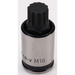 Sealey Spline Socket Bit 1/4"Sq Drive M16 (Black Series)