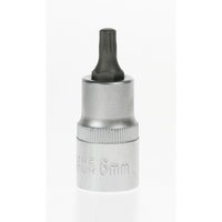 Sealey Spline socket bit 1/2"dr. 6mm (55mm long) AK6215.02