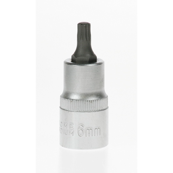 Sealey Spline socket bit 1/2"dr. 6mm (55mm long)