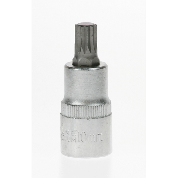Sealey Spline socket bit 1/2"dr. 10mm (55mm long)