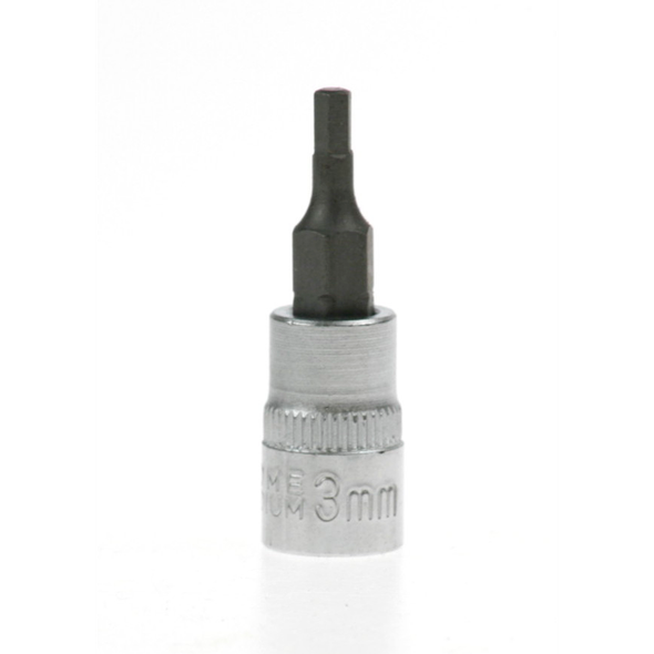 Sealey Hex bit socket 1/4"dr 3mm hex 38mml