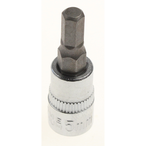 Sealey Hex bit socket 1/4"dr 5mm hex 38mml
