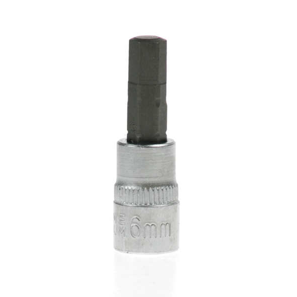 Sealey Hex bit socket 1/4"dr 6mm hex 38mml