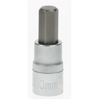 Sealey Hex bit socket 3/8"dr 10mm hex 48mml AK6219.08