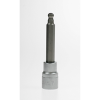 Sealey Hex socket bit, ball end 7mm 100mm long 1/2"dr (so AK622-07