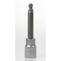 Sealey Hex socket bit, ball end 8mm 100mm long 1/2"dr AK622-08