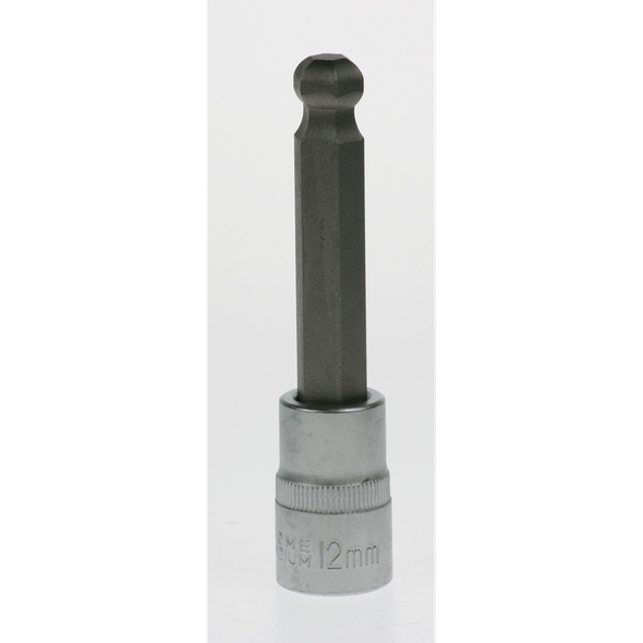 Sealey Hex socket bit, ball end 12mm 100mm long 1/2"dr