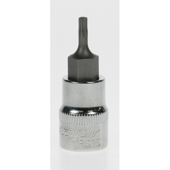 Sealey Trx-p socket bit (t15) 3/8"dr 50mm long
