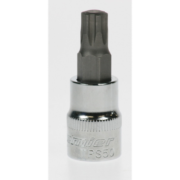 Sealey Trx-p socket bit (t50) 3/8"dr 50mm long
