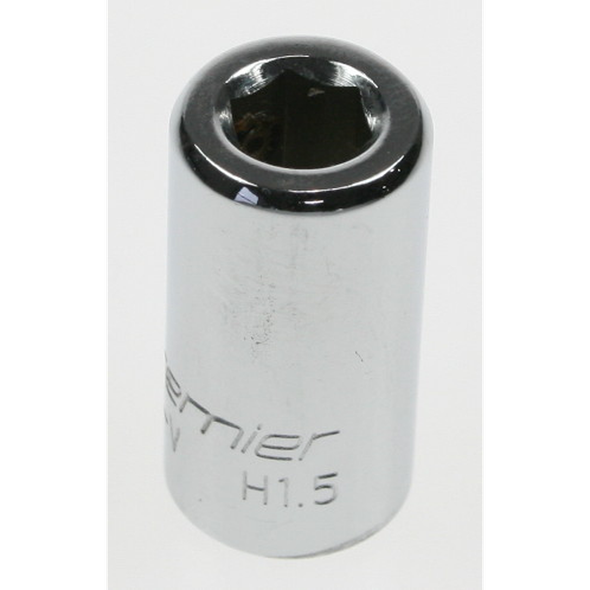 Sealey Socket 1/4"dr 1.5mm (c/w screw)