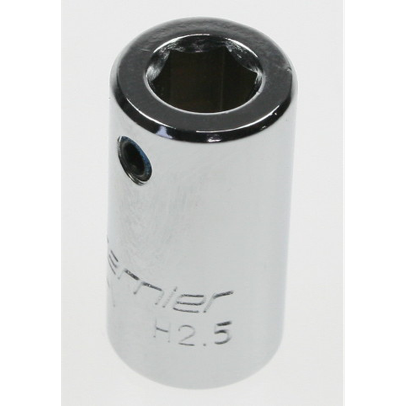 Sealey Socket 1/4"dr 2.5mm (c/w screw)
