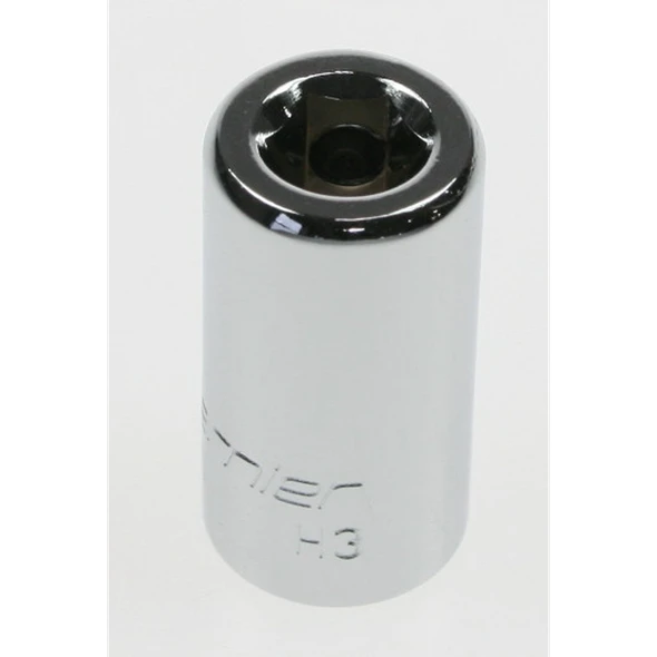 Sealey Socket 1/4"dr 3mm (c/w screw)