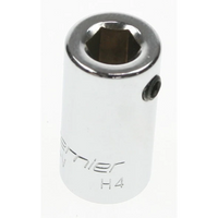 Sealey Socket 1/4"dr 4mm (c/w screw) AK62251.05