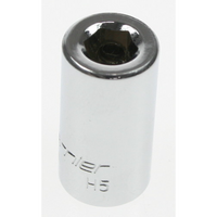 Sealey Socket 1/4"dr 5mm (c/w screw) AK62251.06