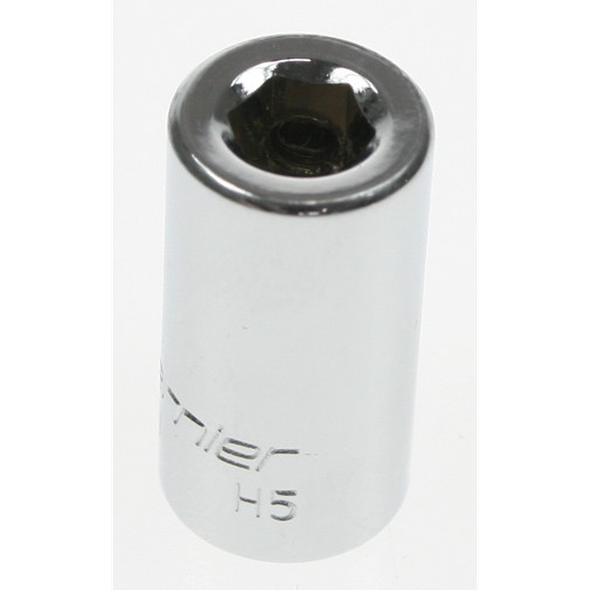 Sealey Socket 1/4"dr 5mm (c/w screw)