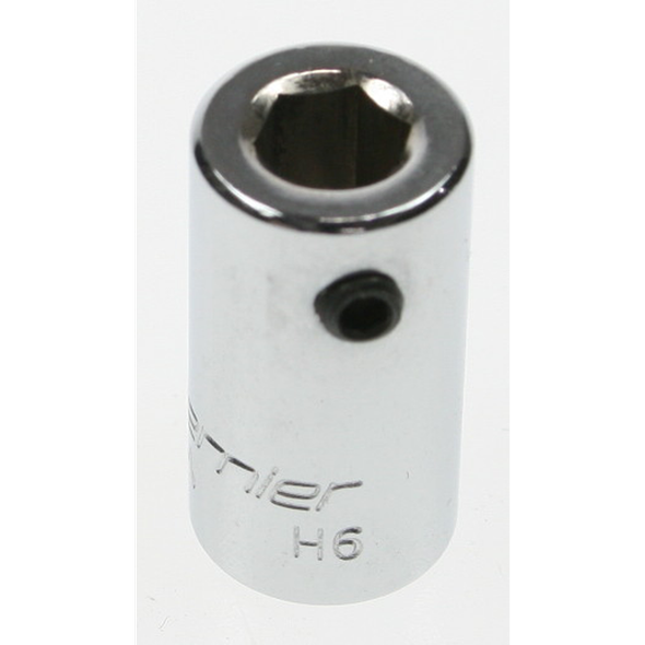 Sealey Socket 1/4"dr 6mm (c/w screw)