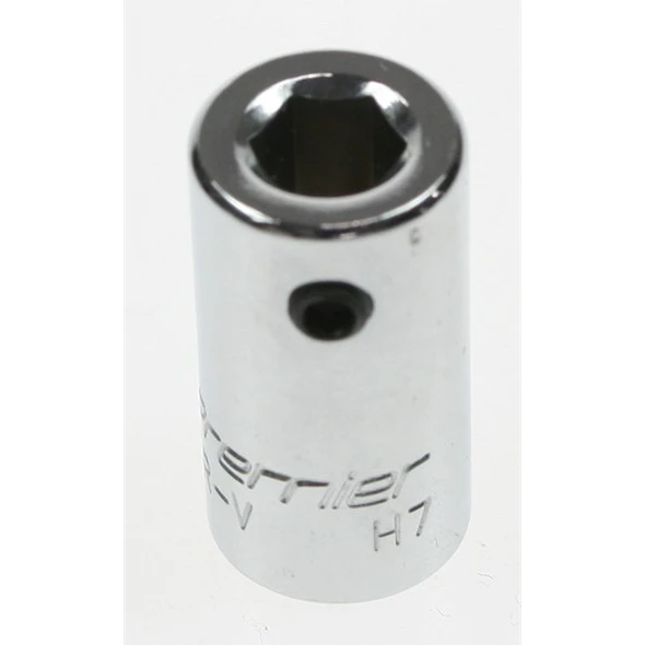 Sealey Socket 1/4"dr 7mm (c/w screw)