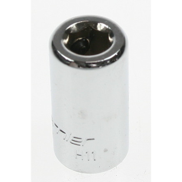 Sealey Socket 1/4"dr 11mm (c/w screw)