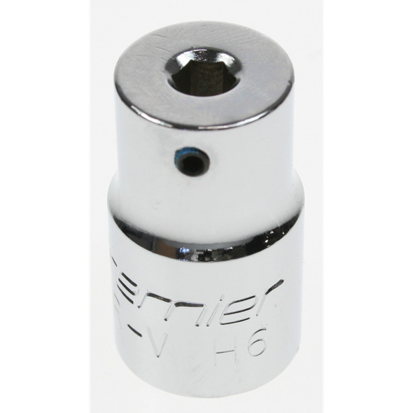 Sealey Socket 1/2"dr 6mm (c/w screw)