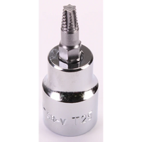 Sealey 3/8"Dr Trx-Star Socket Bit T25 (Lock-On) AK62263.04