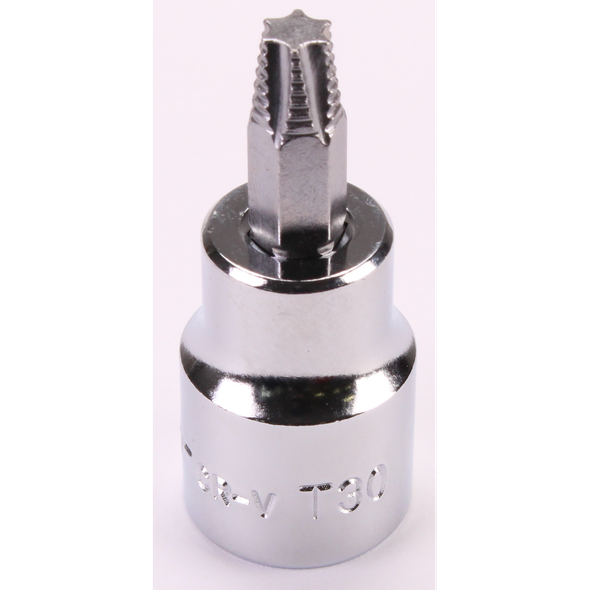 Sealey 3/8"Dr Trx-Star Socket Bit T30 (Lock-On)