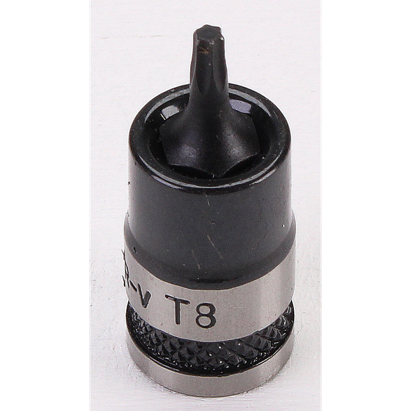 Sealey TRX-Star Socket Bit Stubby 1/4"Sq Drive T8 (B/S)