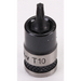 Sealey TRX-Star Socket Bit Stubby 1/4"Sq Drive T10 (B/S)