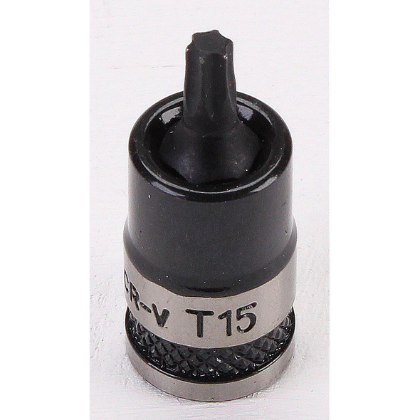 Sealey TRX-Star Socket Bit Stubby 1/4"Sq Drive T15 (B/S)