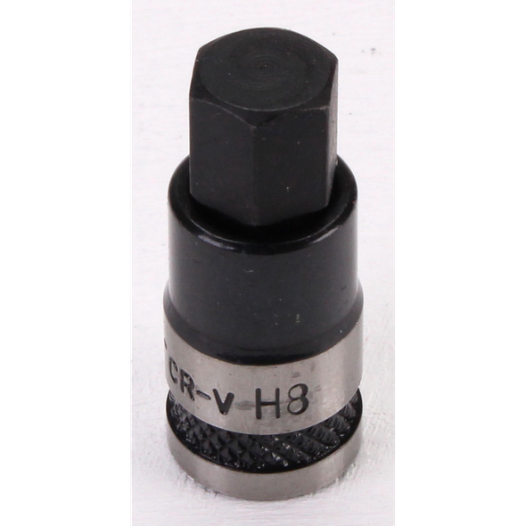 Sealey Hex Socket Bit Stubby 1/4"Sq Drive 8mm (B/S)