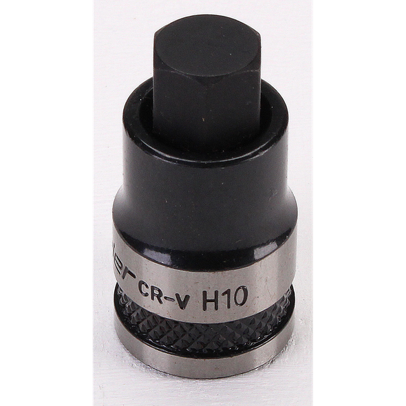 Sealey Hex Socket Bit Stubby 3/8"Sq Drive 10mm (B/S)