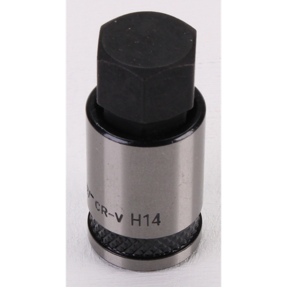 Sealey Hex Socket Bit Stubby 3/8"Sq Drive 14mm (B/S)