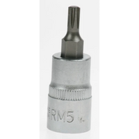 Sealey Ribe socket bit (m5) 3/8"dr 50mm AK6232.02