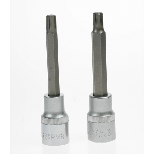 Sealey Ribe socket bit (m8) 1/2"dr 100mm