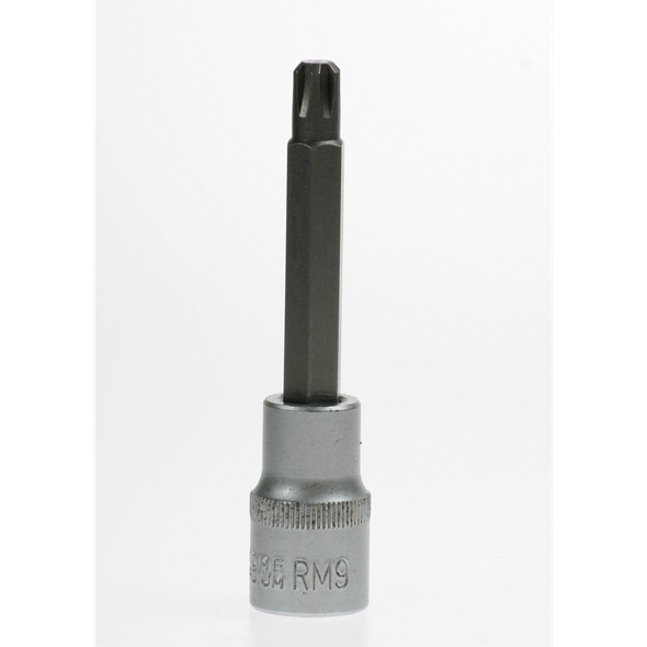 Sealey Ribe socket bit (m9) 1/2"dr 100mm 1/4 x 1/2"