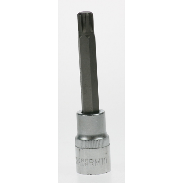 Sealey Ribe socket bit (m10) 1/2"dr 100mm (so)