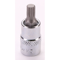 Sealey 1/4"Dr Spline Socket Bit M5 (Fully Polished) AK6241.02