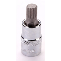 Sealey 1/4"Dr Spline Socket Bit M6 (Fully Polished) AK6241.03